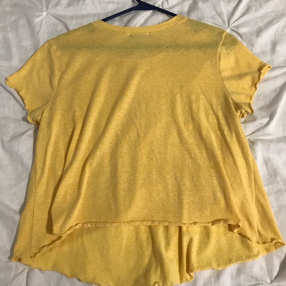Charlotte Russe Yellow Top - Picture 2 of 2